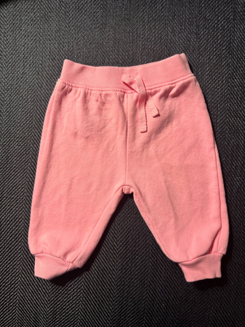 Primark 3-6 Month Baby Pink Drawstring Jogger Pants